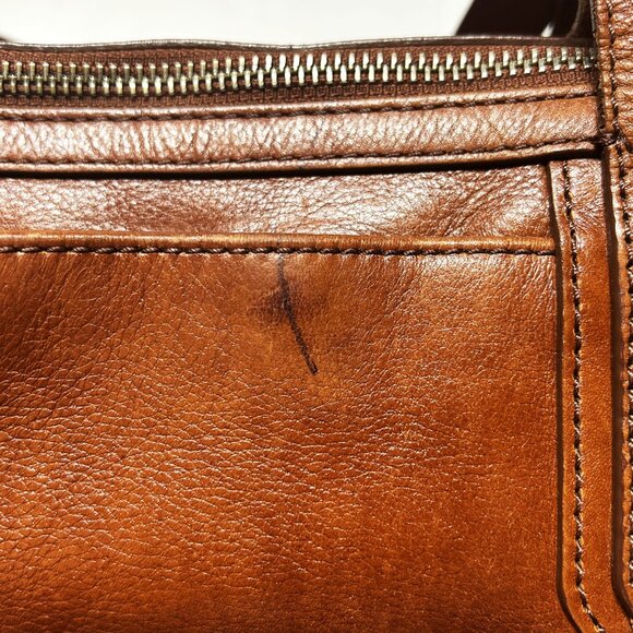 Fossil brown leather tote - Picture 8 of 8